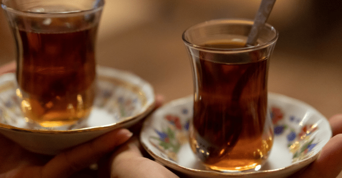 Turkish tea ceremony
