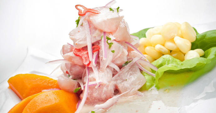 Peru's national dish of Ceviche is the food of choice in Lima. 